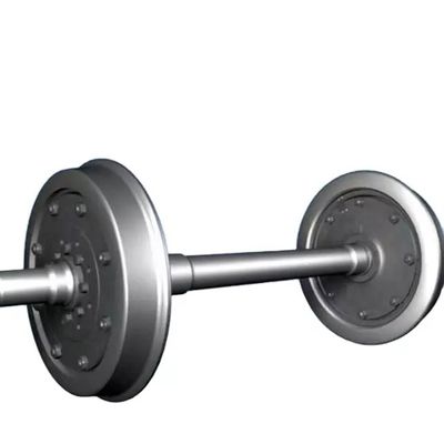 ซื้อ ชิ้นส่วนเหล็กสแตนเลส AAR Railway Wheelset สำหรับรถเข็นรอก online manufacture