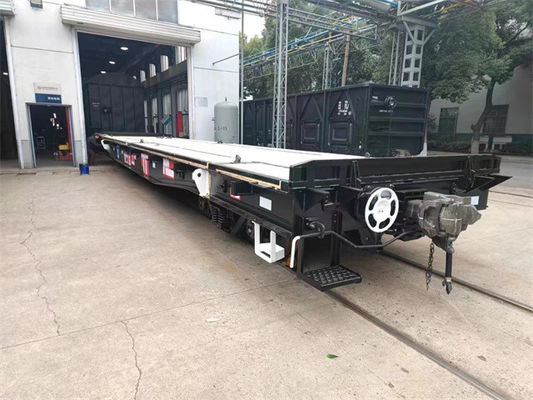 ซื้อ 38T รถรถไฟฟ้ารถบรรทุกสินค้า รถรถไฟสําหรับเครื่องผสมคอนกรีต online manufacture