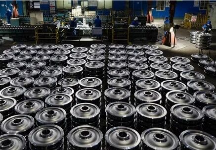 ซื้อ ล้อเหล็กภาระหนักที่มีโครงสร้างเหล็กที่ได้รับการรักษาด้วยความร้อน เหมาะสําหรับการจัดการภาระหนักและการขนส่งอุตสาหกรรม online manufacture