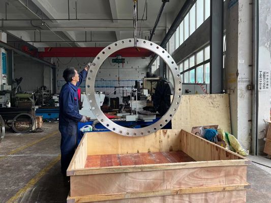 ซื้อ หน้าแปลนปลอมแปลงขนาดใหญ่ เหล็กกล้าไร้สนิม เหล็กกล้าคาร์บอน ทองเหลือง หน้าแปลนปลอมแปลง online manufacture