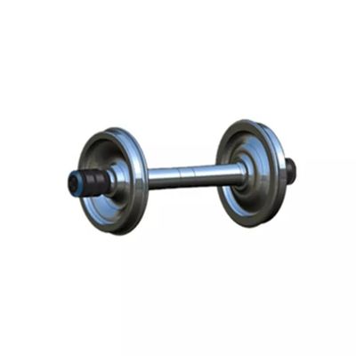 AAR Single Flange Rail Wheelset รถเครนเดินล้อ Forged Steel Wheelset