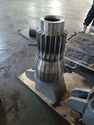เกรด 7 Gear Hobbing Finish 0.8 การหล่อด้วยเครื่องจักรที่แม่นยำ 42CrMo วัสดุ 160 กก