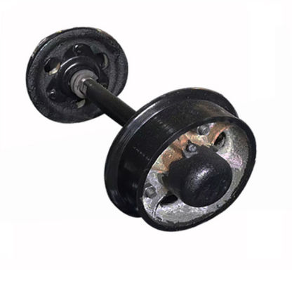 ชุดล้อเหล็กหล่อสำหรับรถเข็นเหมืองแร่ 650mm 450mm ขนาด OEM