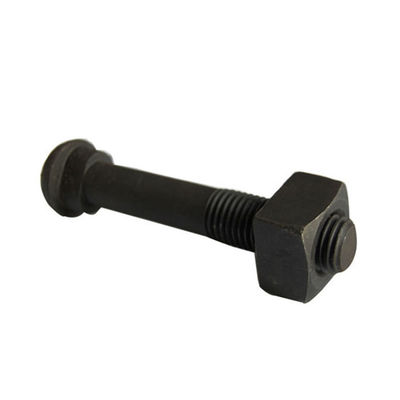ตัวยึดรางรถไฟสแตนเลส GOST ANSI Black M10 Bolts Finishing Surface