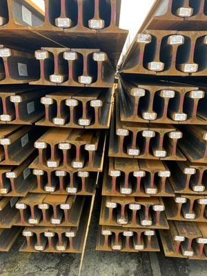 รางเหล็กรางเหมืองแร่ Din Crane Rail P24 GB Standard 93.66mm Heigth
