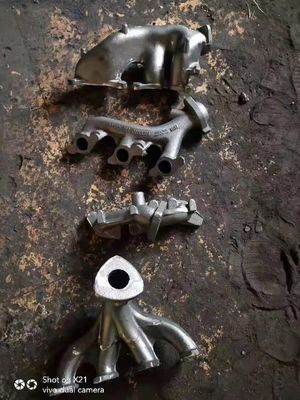 ชิ้นส่วนหล่อการลงทุน Kingrail วัสดุเหล็กกล้าคาร์บอนใบรับรอง ISO